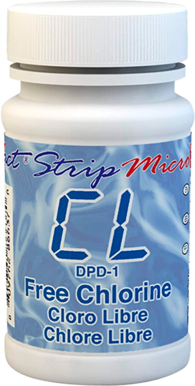 Tiras para 50 test, cloro libre (DPD1).
